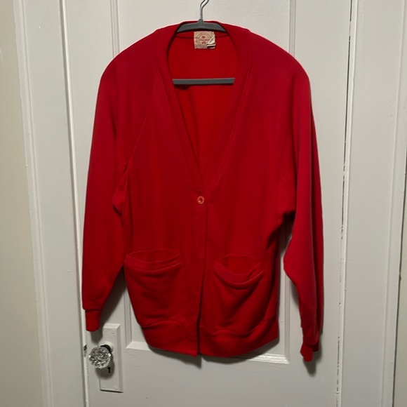 VINTAGE BUTON UP CARDIGAN - Picture 1 of 5